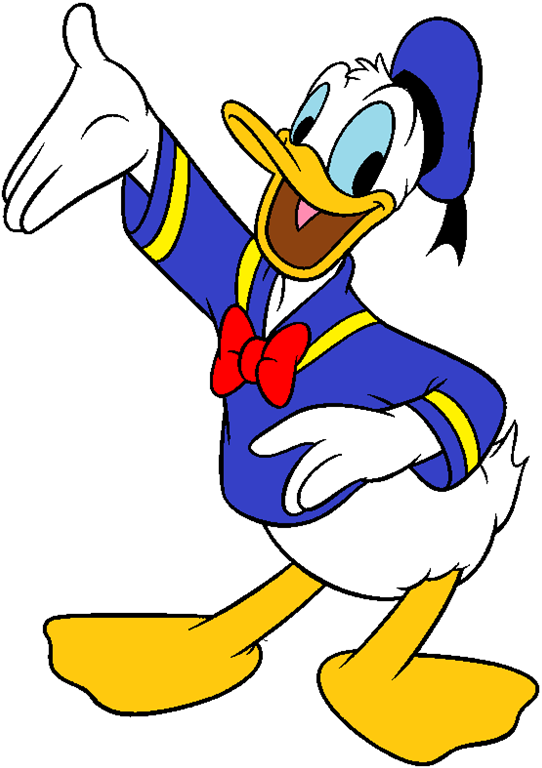 Donald Duck - Donald Duck In Png (542x768), Png Download