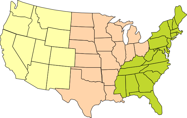 Map Svg Clip Arts 600 X 379 Px (600x379), Png Download