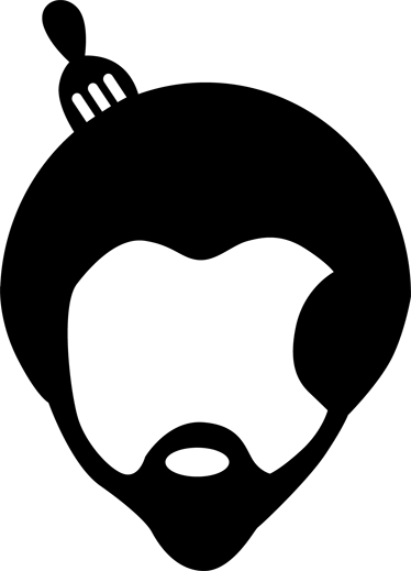 Afro Comb Macbook Sticker - Afro (374x519), Png Download