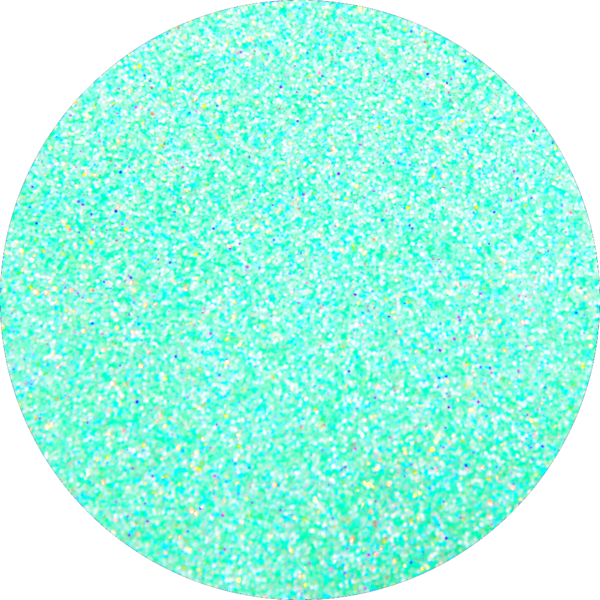 181 Mint Chiffon - Glitter Blue Circle (600x600), Png Download