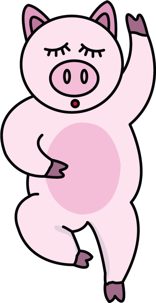 How To Draw A Domestic Pig - Drawing Pig Easy (720x1280), Png Download