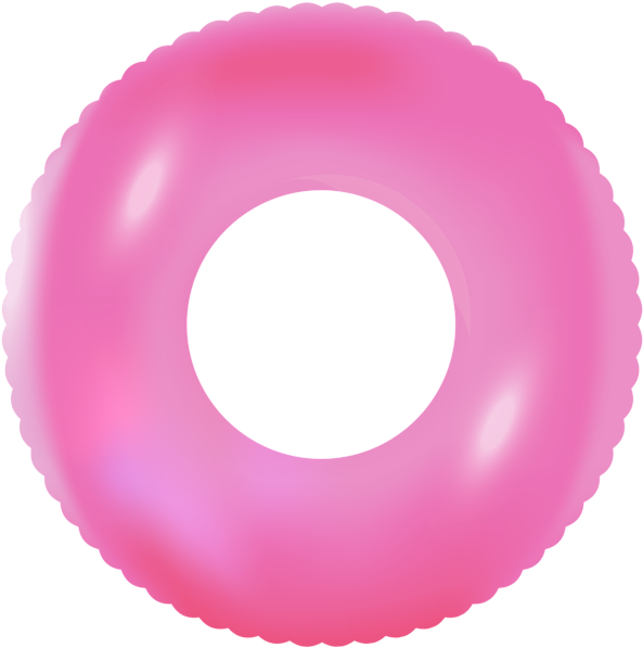 Inflatable Swimming Ring Clip Art Png Image - Circle (600x600), Png Download