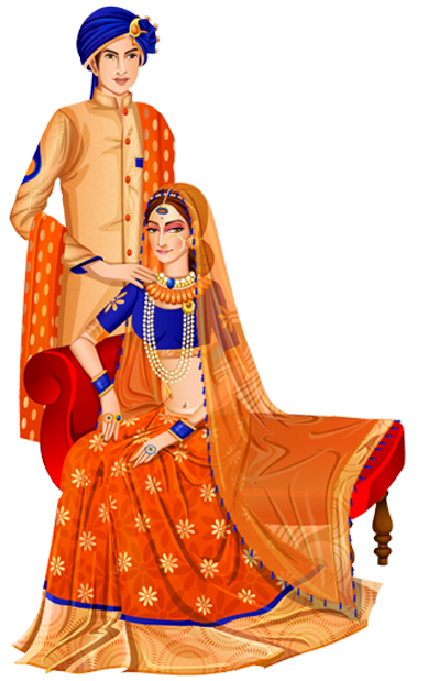 Weddingcouple-1200×627 Copy - Indian Wedding Couple Png (1200x627), Png Download