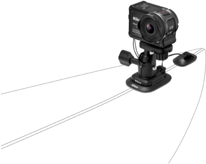 Nikon Keymission Aa-9 Surfboard Mount - Nikon Aa-9 Surfboard Mount For Keymission 360/170 (480x408), Png Download