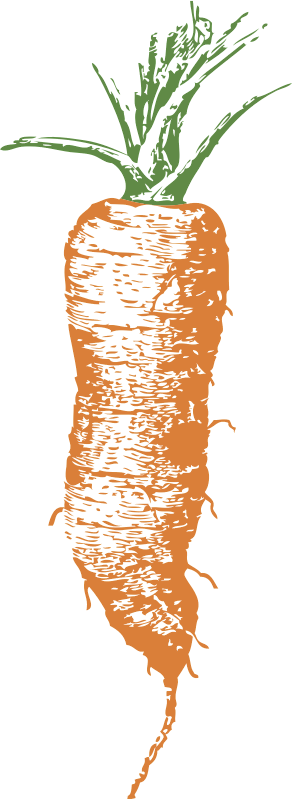 A Half Long Carrot - Baby Carrot Poem (292x800), Png Download