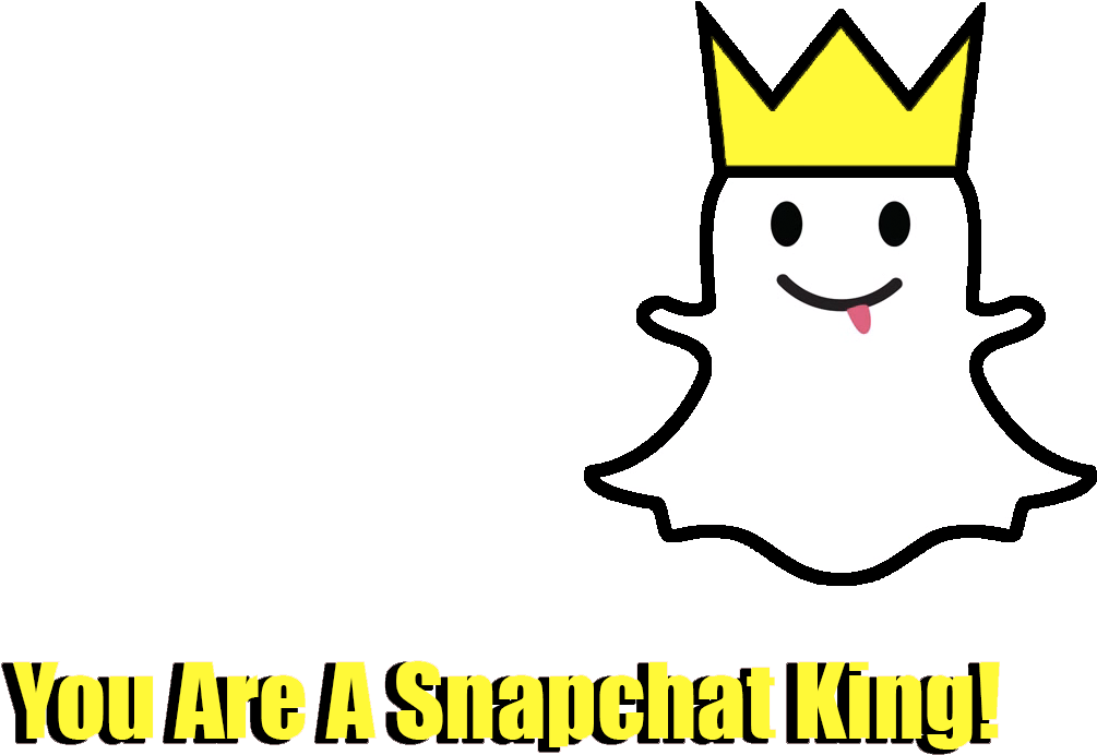 Filter[filter] Snapchat King - Snapchat (1080x1920), Png Download