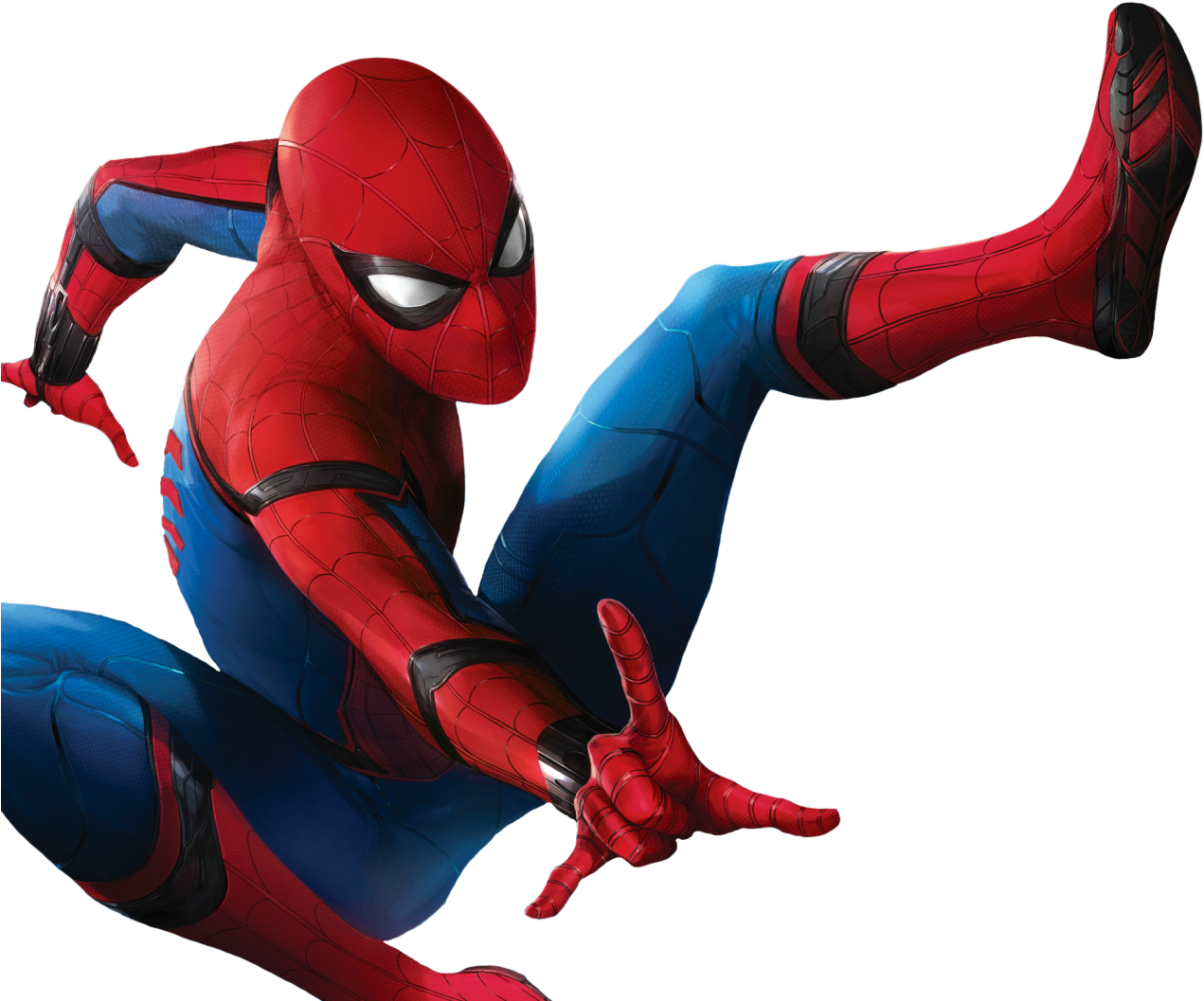New Image Of Tom Holland As Spider-man/peter Parker - Spiderman Tom Holland Png (1280x1061), Png Download
