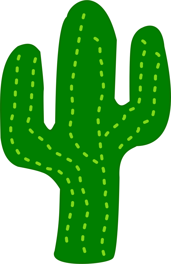 Cactus Clip Art At Clipart - Cactus Clip Art Png (384x593), Png Download