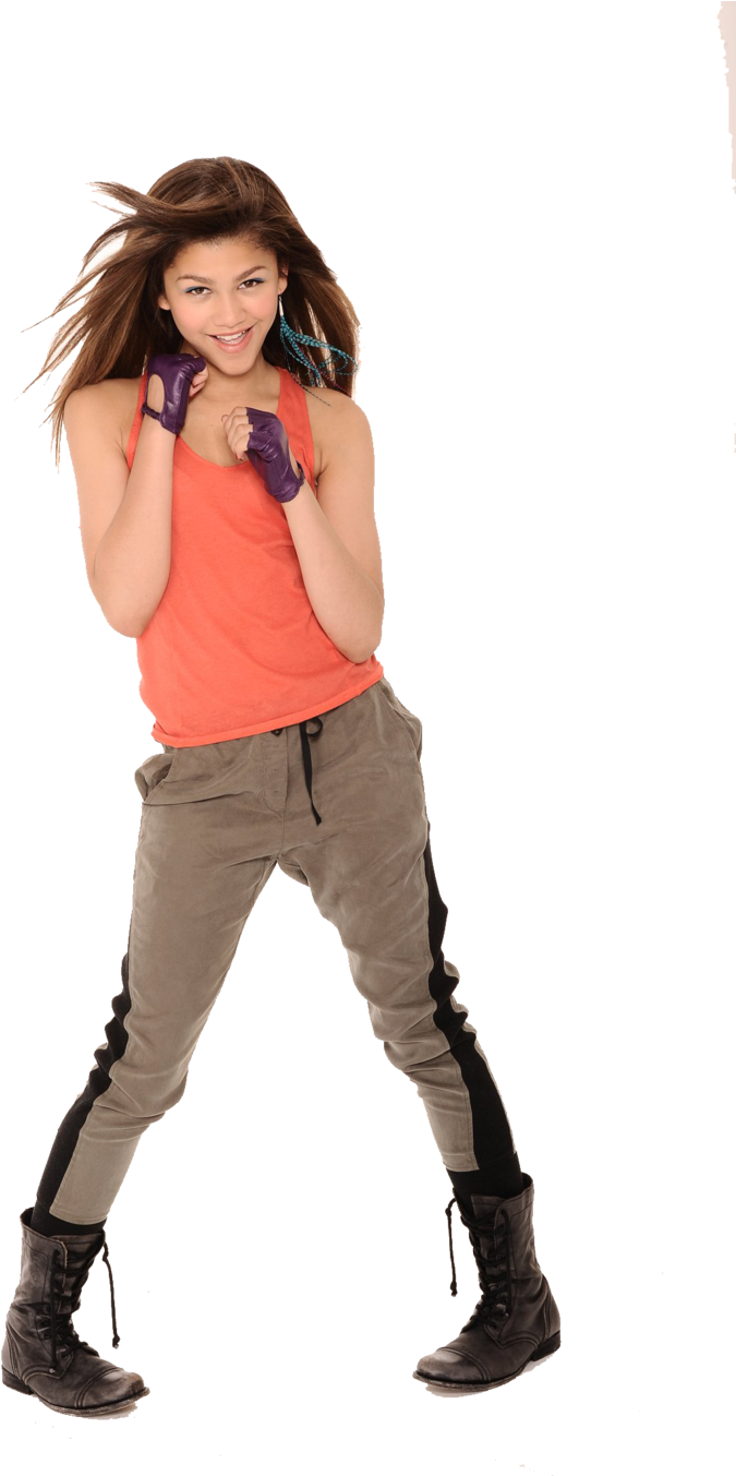 Vibrant Transparent Png Sticker - Zendaya Png (900x1352), Png Download