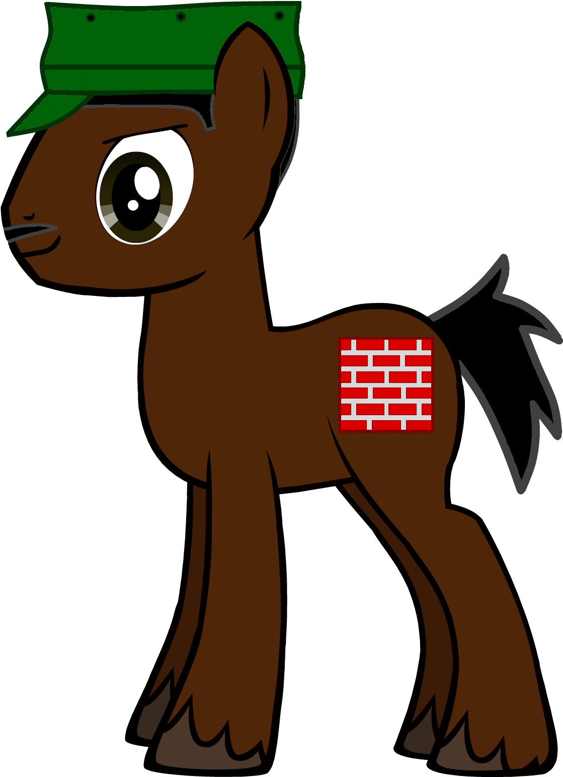 Brick Wall - Cartoon (1149x1583), Png Download