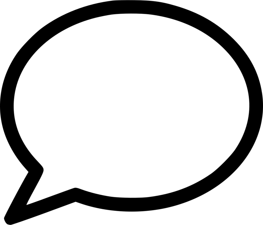 Download Talk Bubble Png Clipart Speech Balloon Black Bubble Chat Png Full Size Png Download Seekpng