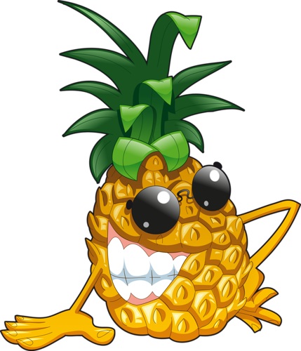 Gifs Divertidos Smiley Faces Pinterest Emojis Clip - Ananas Png (429x500), Png Download