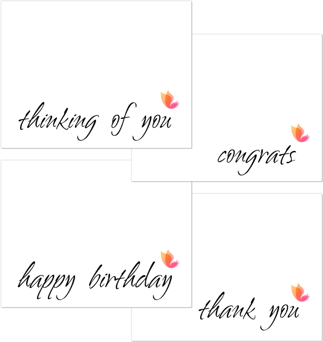 This Set Includes Congrats, Thank You, Happy Birthday - Calligraphy (700x700), Png Download