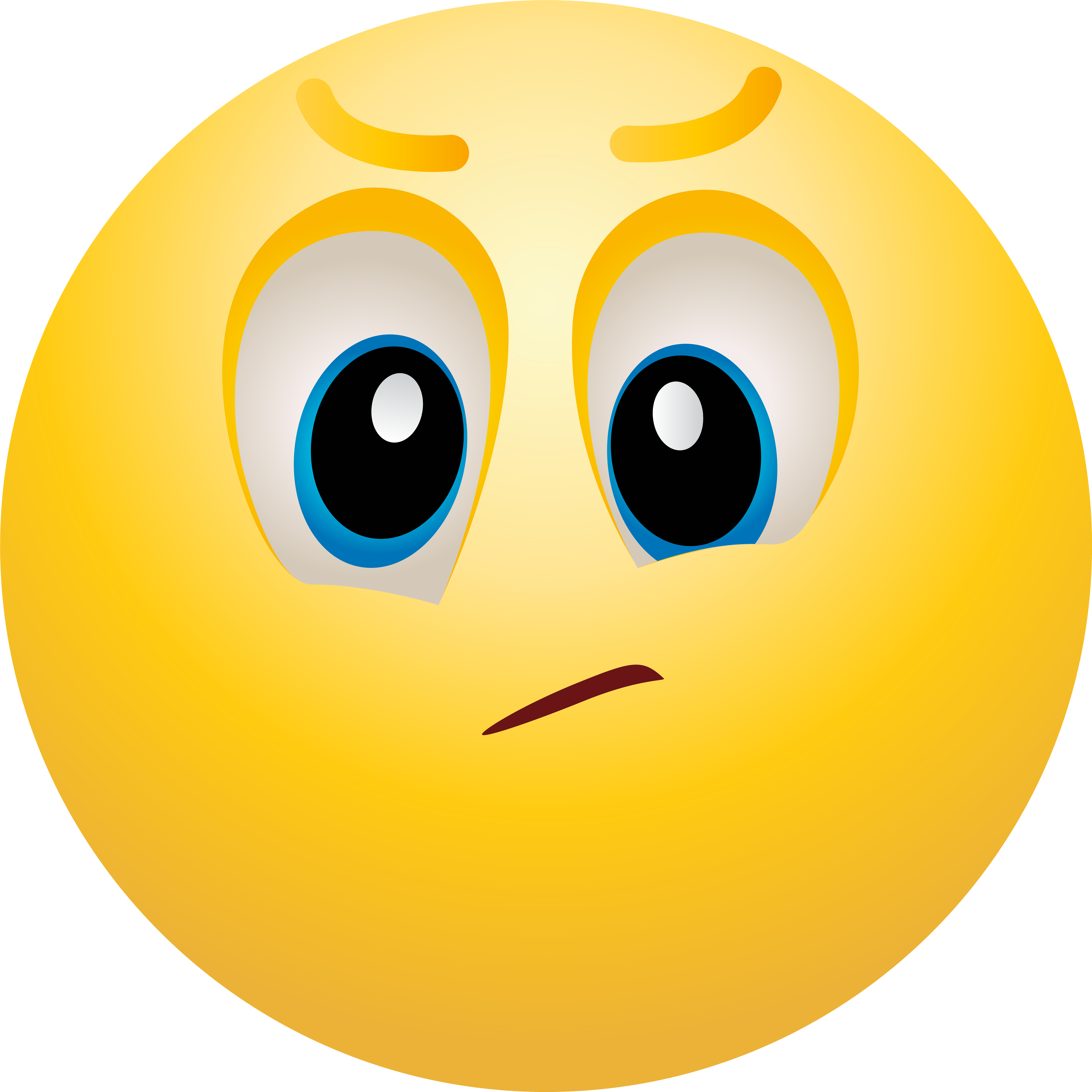 Annoyed Emoticon Emoji Clipart Info - Different Smiley Faces Clipart (2000x2000), Png Download