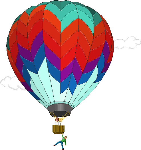 Baloon Drawing Hot Air Balloon - Hot Air Balloon Transparent (499x551), Png Download