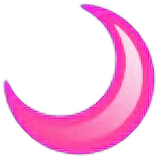 Pink Moon Png - Pink Moon Emoji Png (1024x1024), Png Download