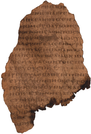 “oxyrhynchus 840 , Found In 1905, Is A Single Small - Crochet (362x532), Png Download