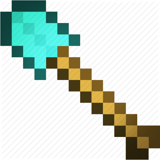 Download Minecraft Shovel Png Minecraft Diamond Sword Icon
