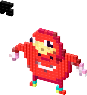 View Cursor On T-shirt - Toy Block (330x418), Png Download