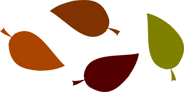 Fall Leaves Svg Clip Arts 600 X 300 Px (600x300), Png Download