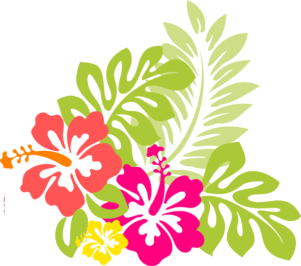 Flowers From Hawaii - Hawaiian Png (600x531), Png Download