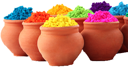 Holi Color Italia Campioni - Holi Color Decoration (500x333), Png Download