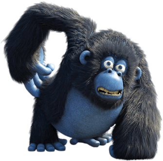 Miguel The Gorilla Scratching Himself - Miguel Les As De La Jungle (400x400), Png Download