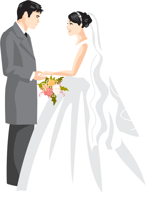 เนยสีฟ้า - Wedding (500x686), Png Download