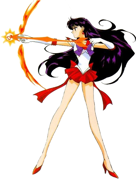 Super Sailor Mars - Sailor Moon Mars Arrow (467x600), Png Download