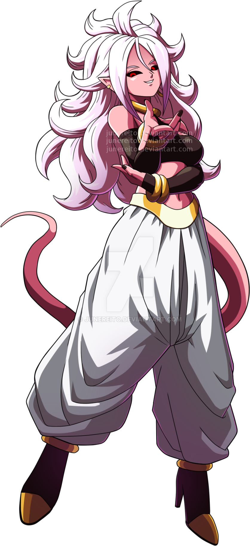 Collection Of Free Download On Ubisafe Majin - Deviantart Android 21 (1280x1920), Png Download