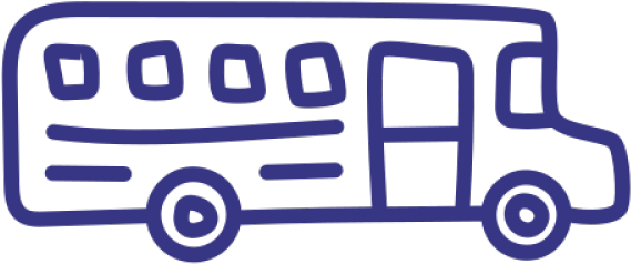 Drawn Bus Watercolor School - School Bus Hand Drawn Png (640x480), Png Download