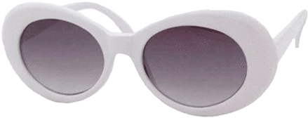 Itgirl Shop Cobain Thick Round Frame Alien Sunglasses - Aesthetic Sunglasses (460x460), Png Download