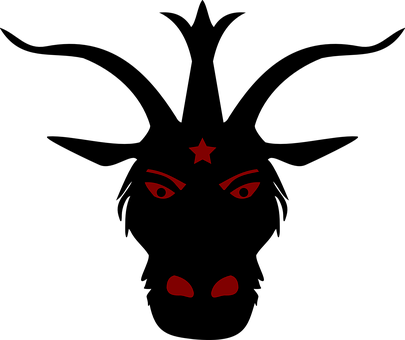 Minion Devil Head Lucifer Satan Demon Hell - Png De Satanas (405x340), Png Download