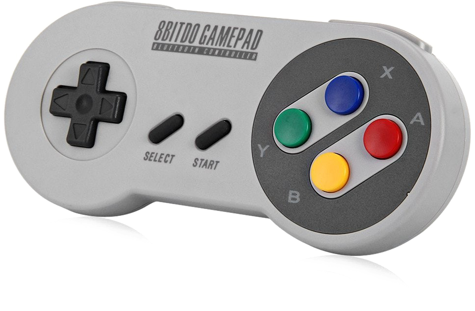 Game Controller Png Image - 8bitdo Sfc30 Wireless Bluetooth Pro Game Controller (1000x1000), Png Download
