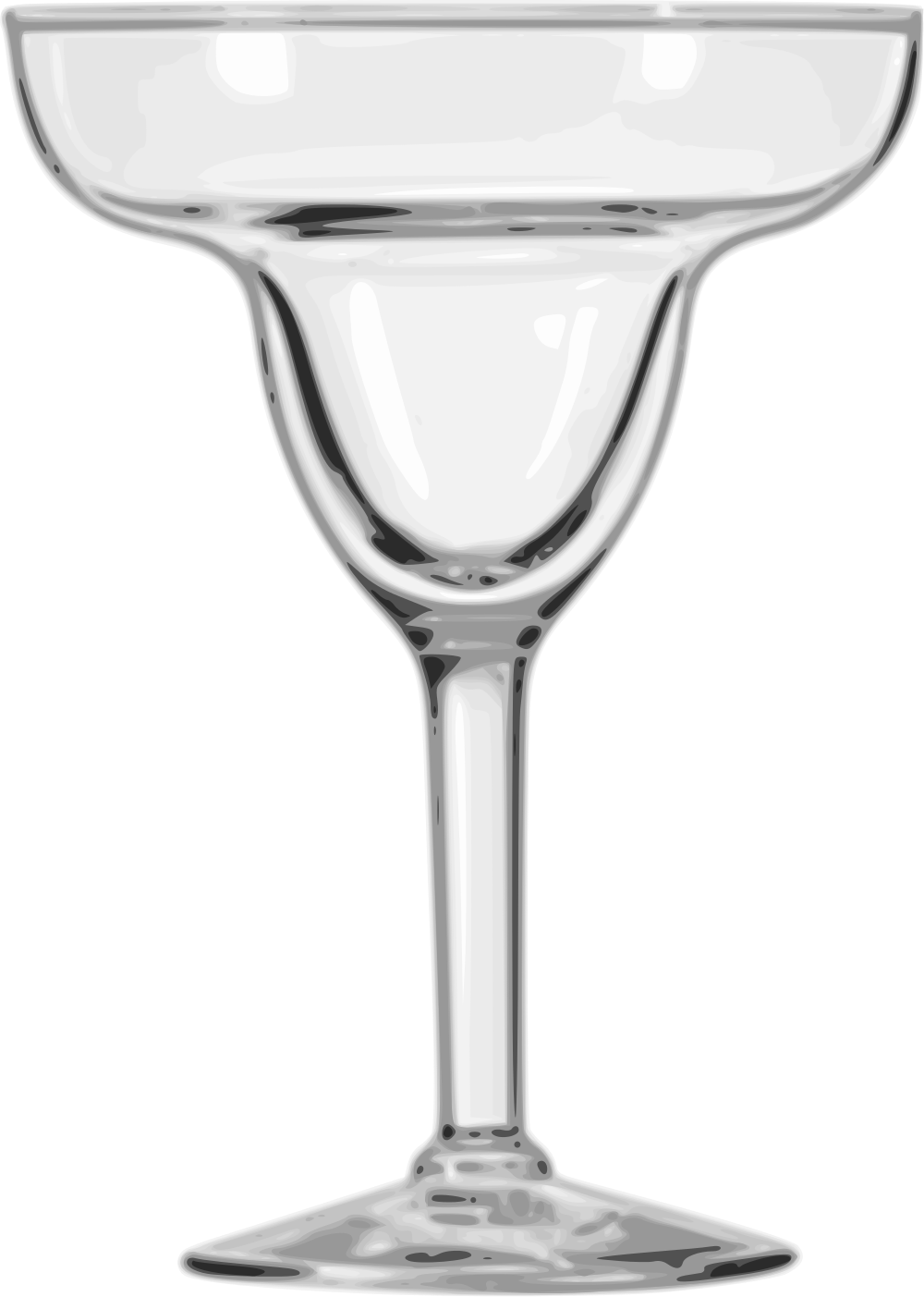 Open - Margarita Glass (1000x1403), Png Download