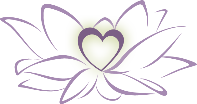 Lotus Flower With Heart (630x335), Png Download