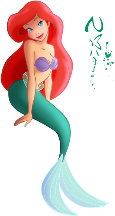 La Sirenetta Wallpaper Called The Little Mermaid - Little Mermaid Ariel Deviantart (600x778), Png Download