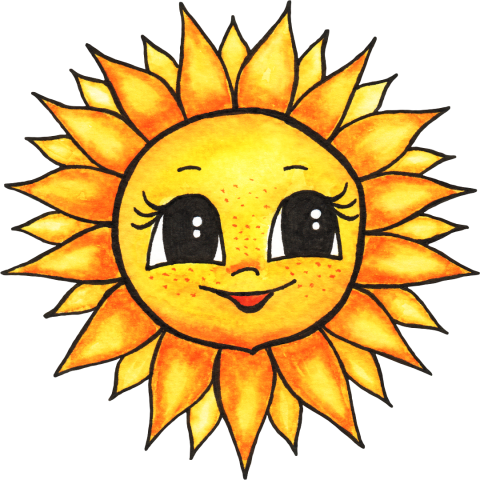 Sunshine Art Shope - Cartoon (480x480), Png Download