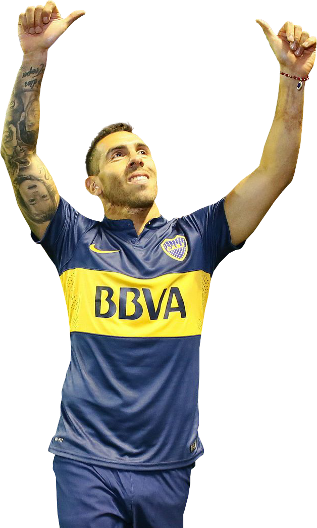 Carlos Tevez Render - Carlos Tevez Boca Png (628x1045), Png Download