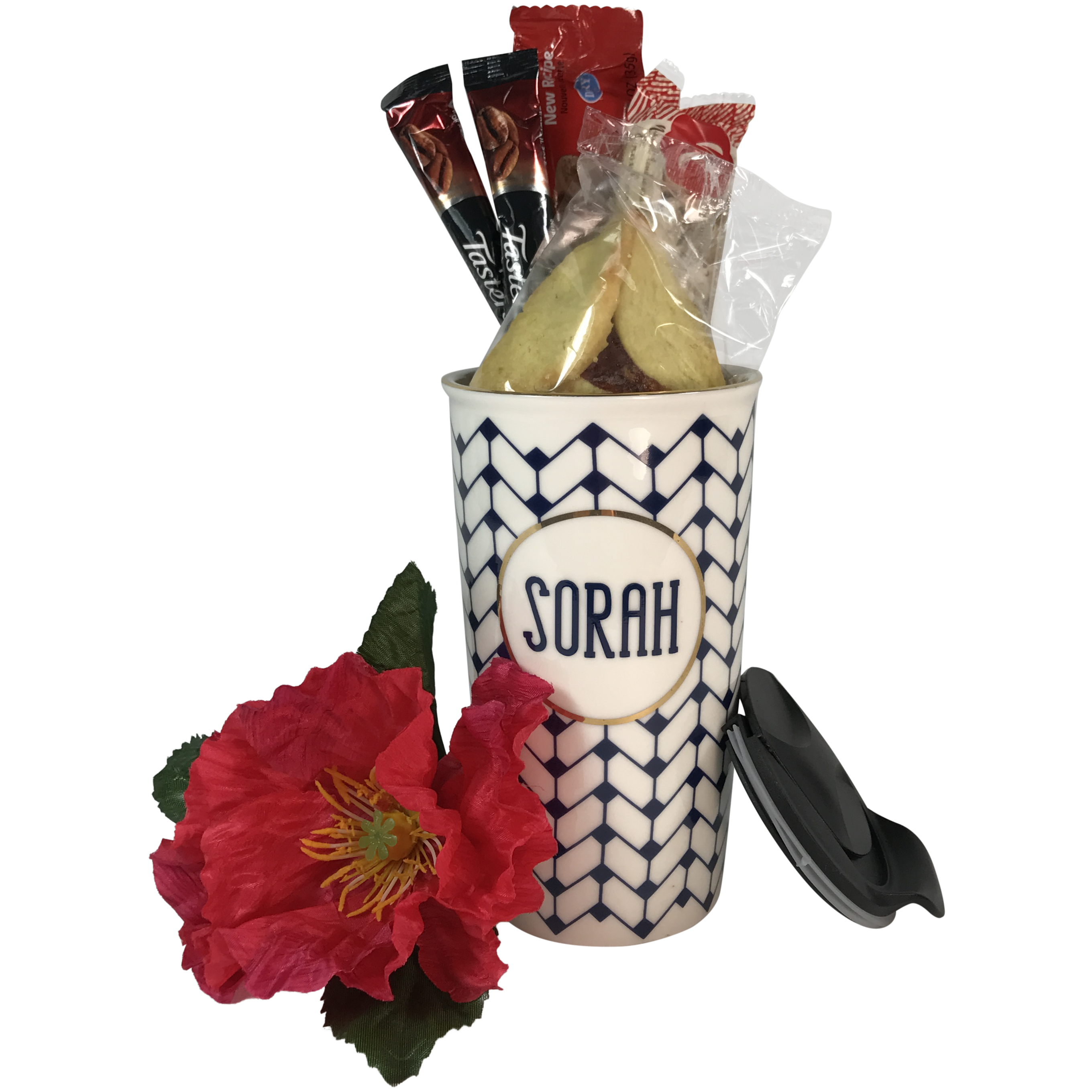 Ceramic Travel Mug Mishloach Manos - Mug (2720x2720), Png Download