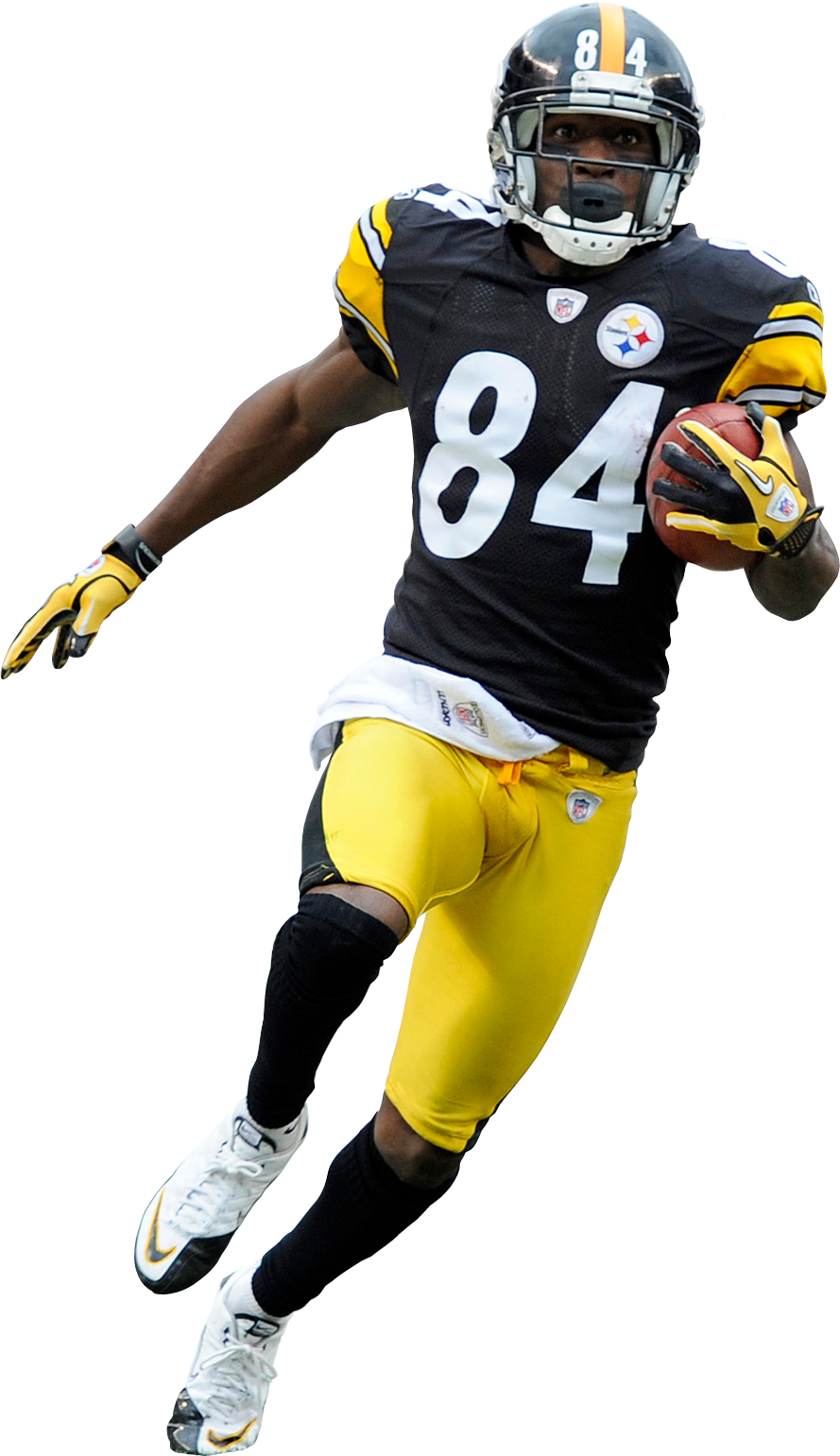 Antonio Brown Vs - Antonio Brown Steelers Png (889x1541), Png Download