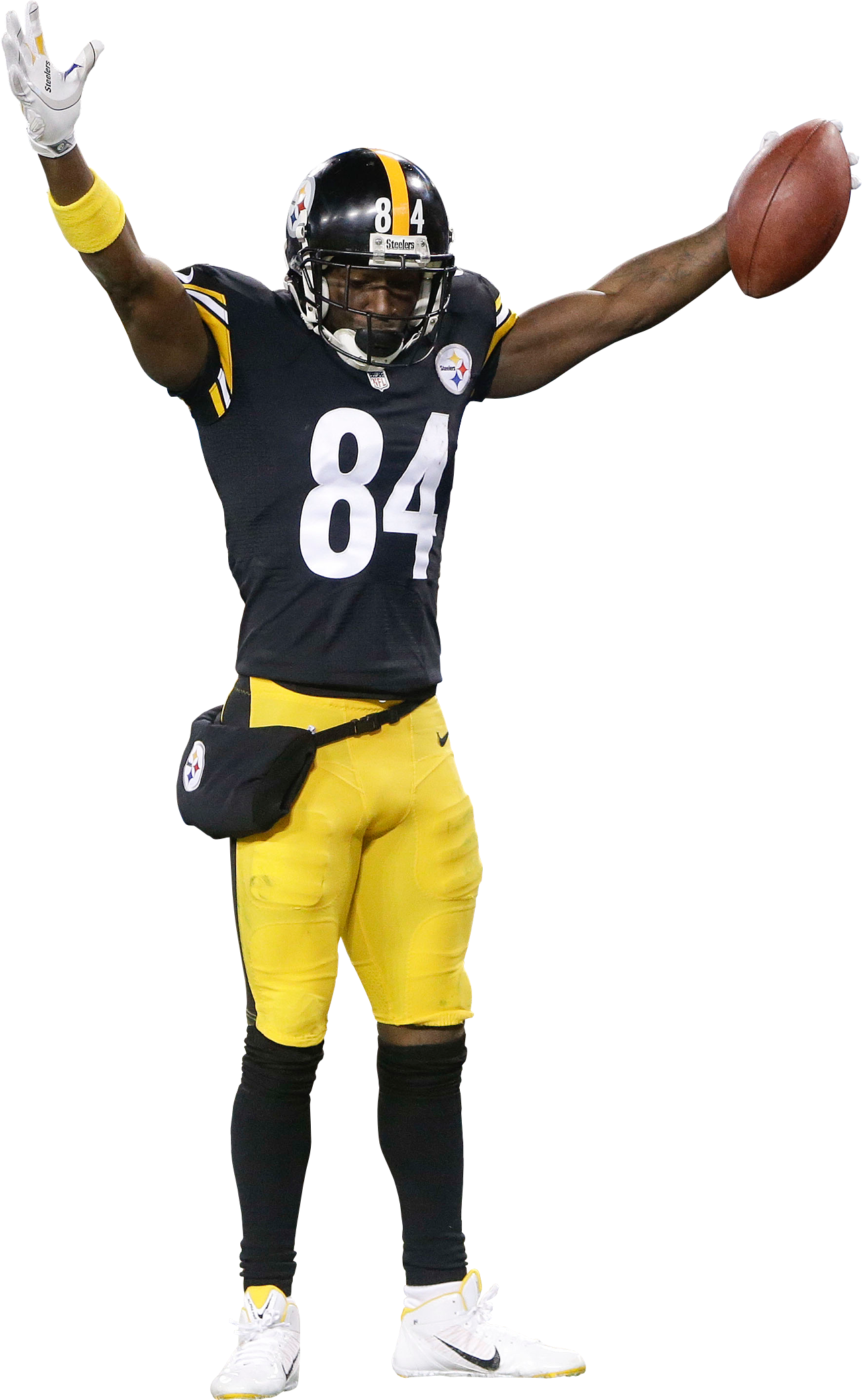 He Didnt Cut It Pre Made Png - Antonio Brown No Background (1284x2086), Png Download