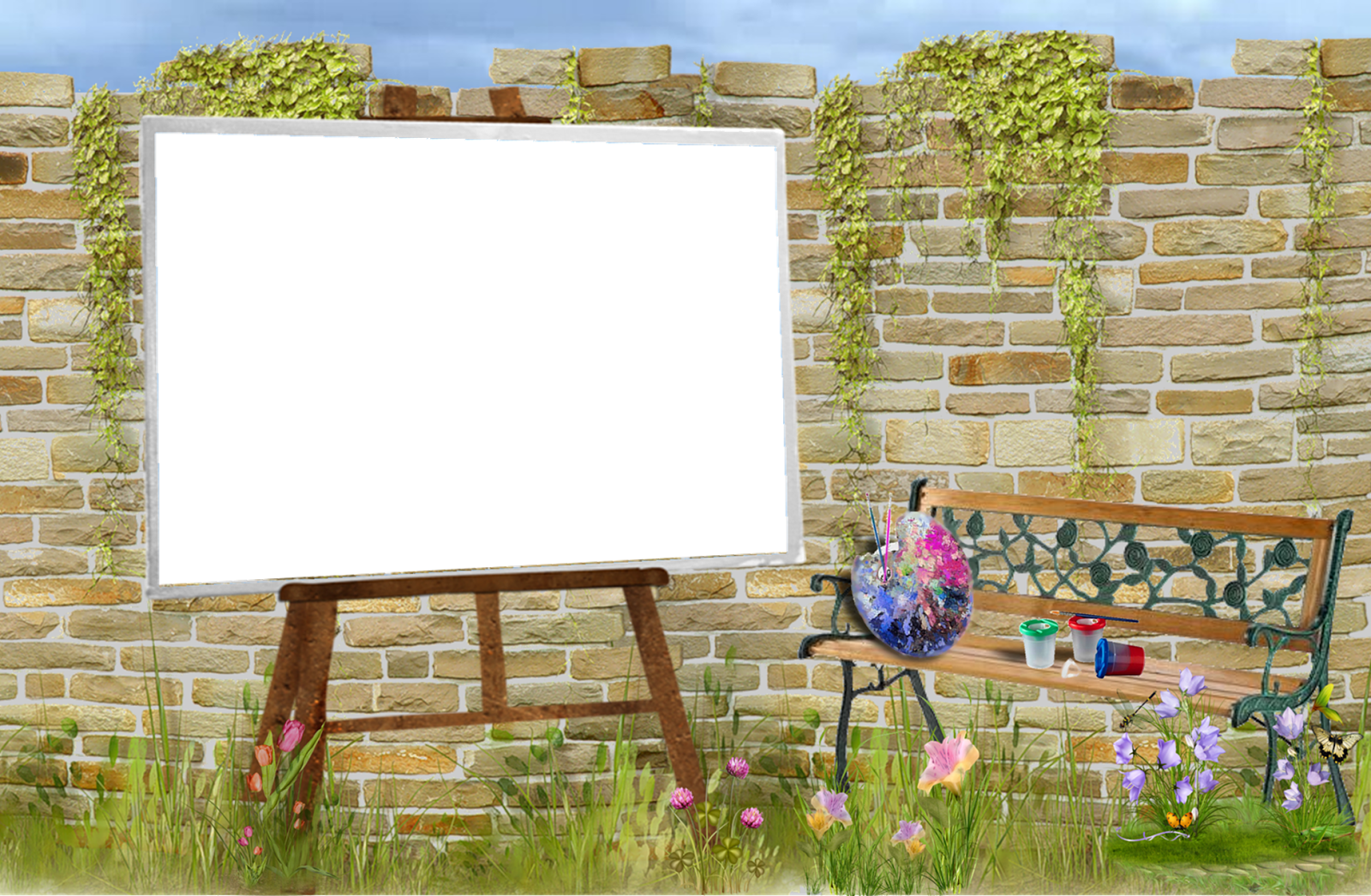 Las Manos En La Cabeza Png Marcos De Fotos - Wall (1600x1046), Png Download