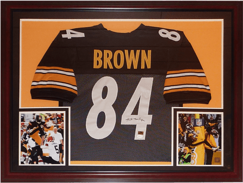 Antonio Brown Autographed Pittsburgh Steelers - Autographed Antonio Brown Picture - 16x20 Jsa Coa (500x500), Png Download