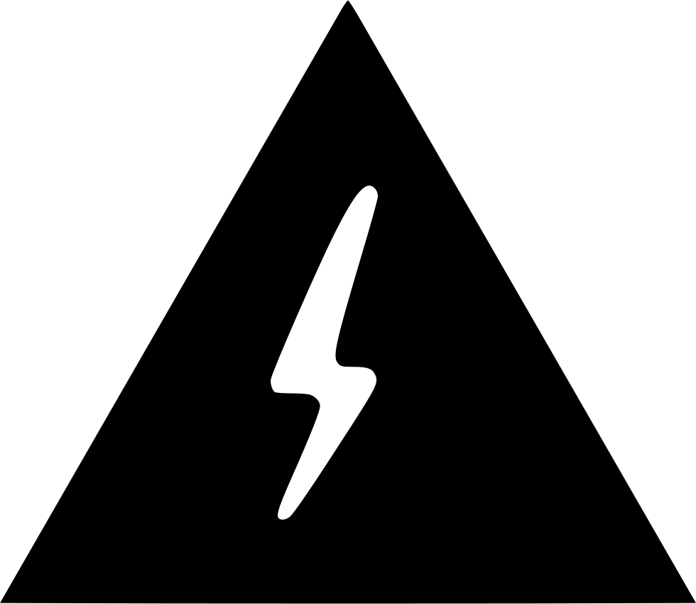Electricity Shock Message Sign Error Danger Comments - Icon (980x850), Png Download