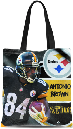 Antonio Brown Cool Tote - Fathead Nfl Antonio Brown 2016 Realbig (480x480), Png Download