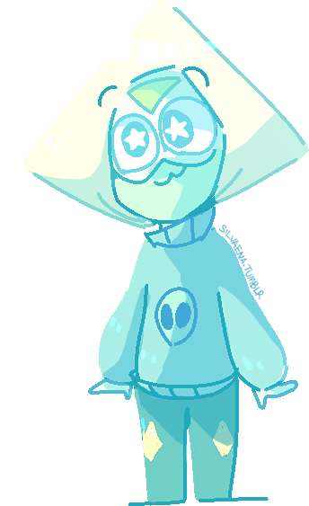 Exotic Butters Remix - Cute Steven Universe Peridot (419x591), Png Download