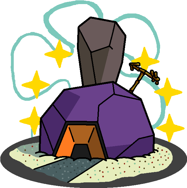 Shiny Roggenrola Patrick's House By Shawarmachine - Pokemon Shiny Roggenrola (650x650), Png Download
