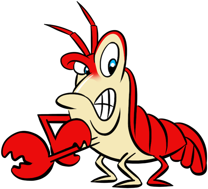 Press - Angry Lobster Clip Art (800x800), Png Download