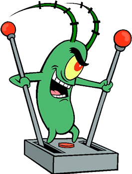Pack Png Spongebob Spongebob Characters Png - Spongebob Plankton Plankton Png (500x348), Png Download